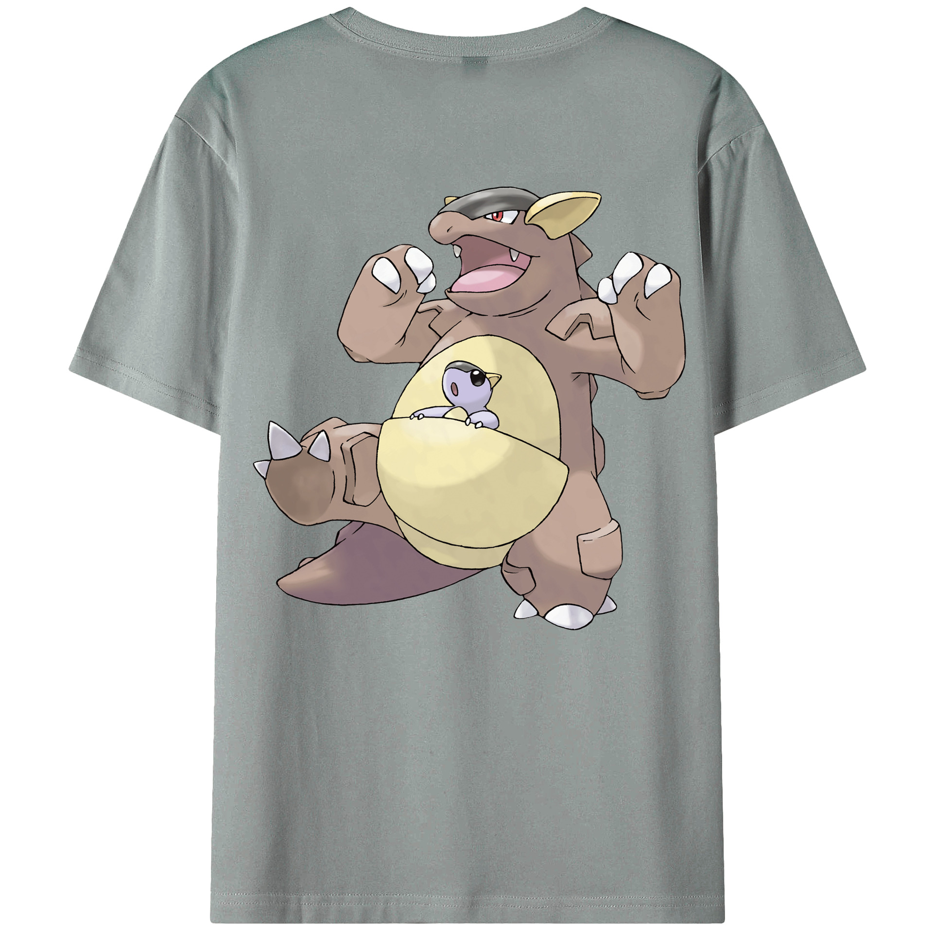 （画像用） ポケットモンスター Pokémon 綿100％ メンズ半袖Tシャツ（バックプリント） 通気性